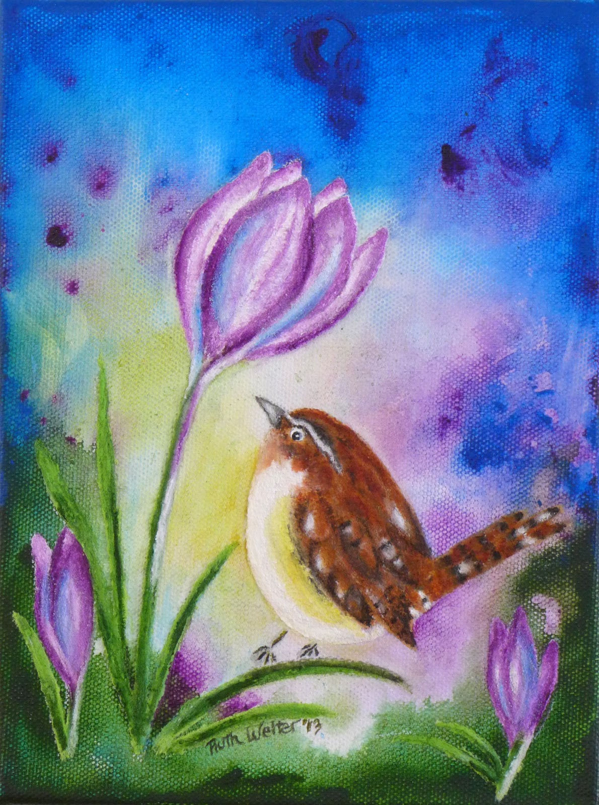 Artful Creations Spring Paintings....