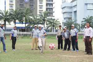 Sekda Kota Palembang Resmikan Kompetisi Sepak Bola Antar Kecamatan Se-kota Palembang.  
