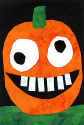 pumpkin paper construction halloween projects crafts silly project teeth collage marbled arts artprojectsforkids activities kid cut face preschool kindergarten diy