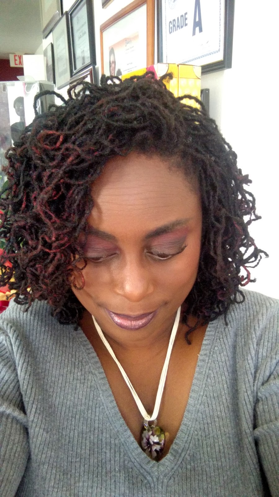 PhenomenalhairCare Pipe cleaner Wet Set on Sisterlocks.