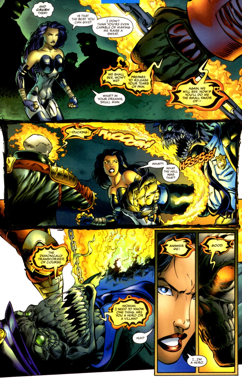 Read online Cyblade/Ghost Rider comic -  Issue # Full - 18