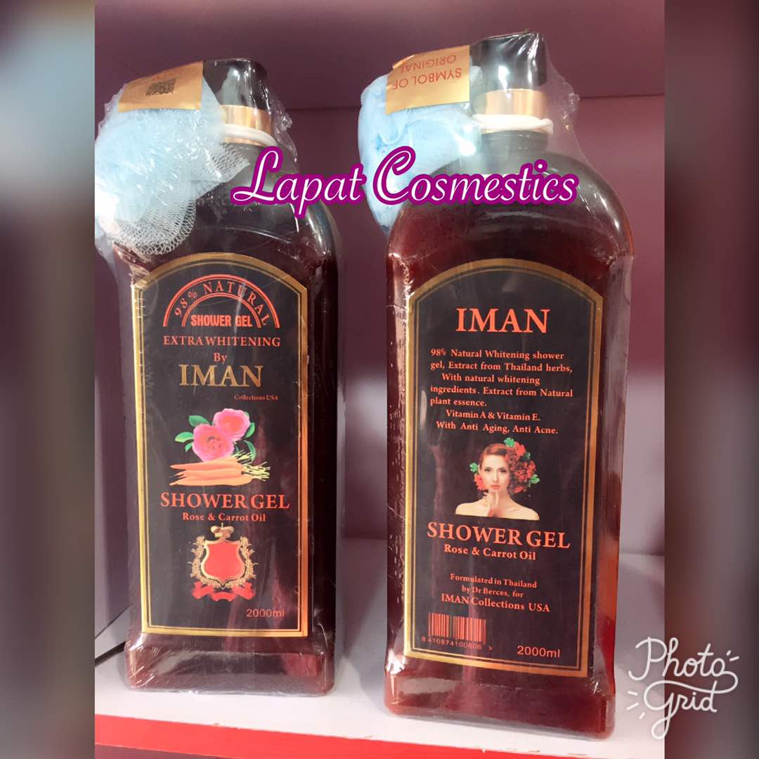 Iman extra whitening shower gel To La'pat Cosmetics