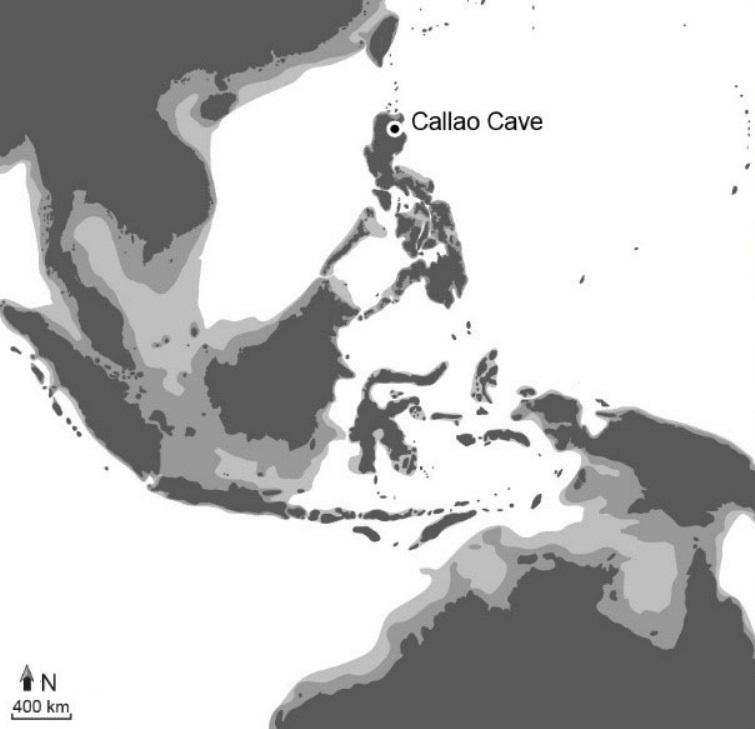 Homo luzonensis: Geographical location of Callao Cave