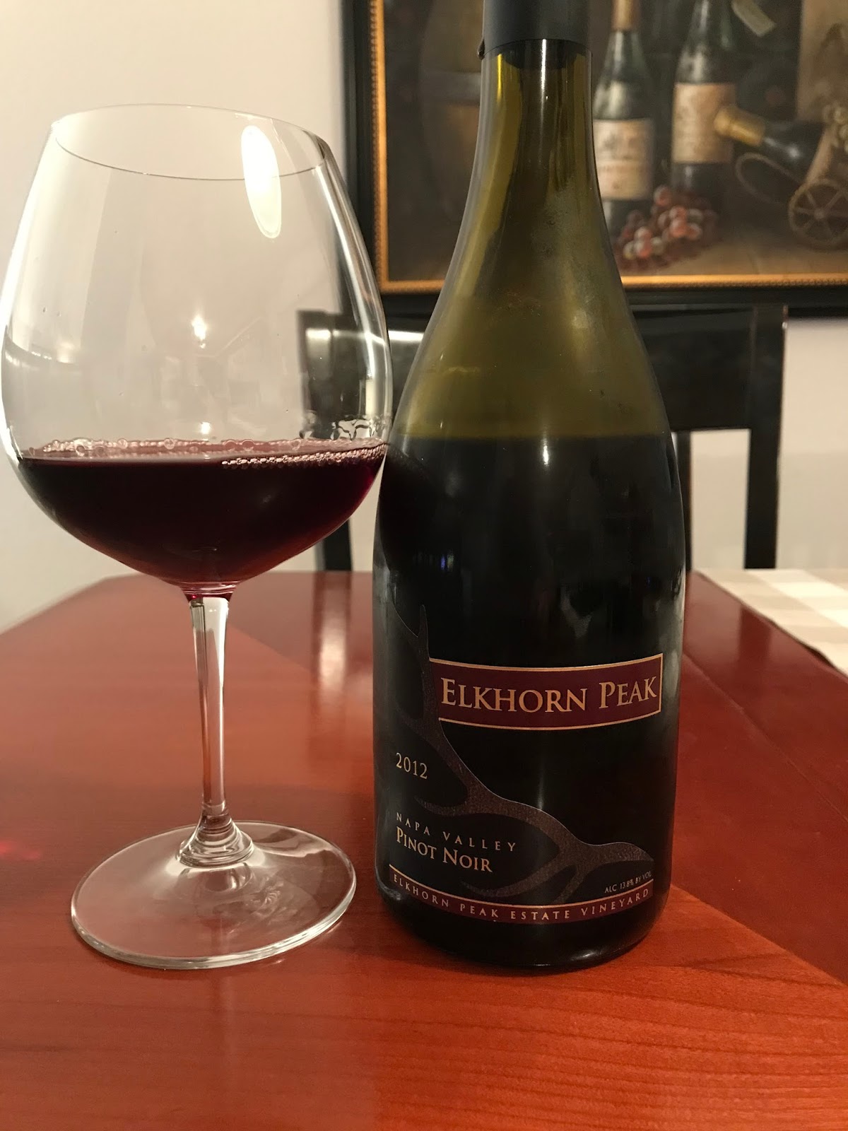 Dan's Cellar Sips 2012 Elkhorn Peak Cellars Pinot Noir Napa Valley 