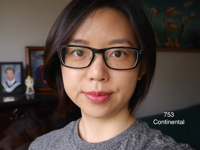 Rouge Dior lipstick 753 continental review swatch