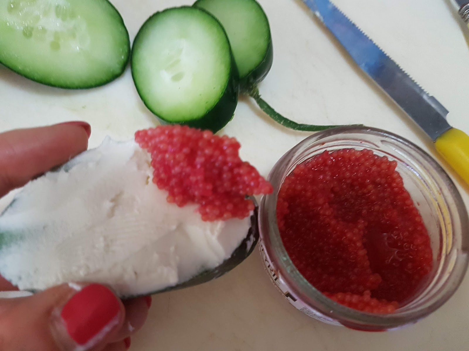 " IL FIORE DI CAVIALE ROSSO "Antipasto Estivo di pesce