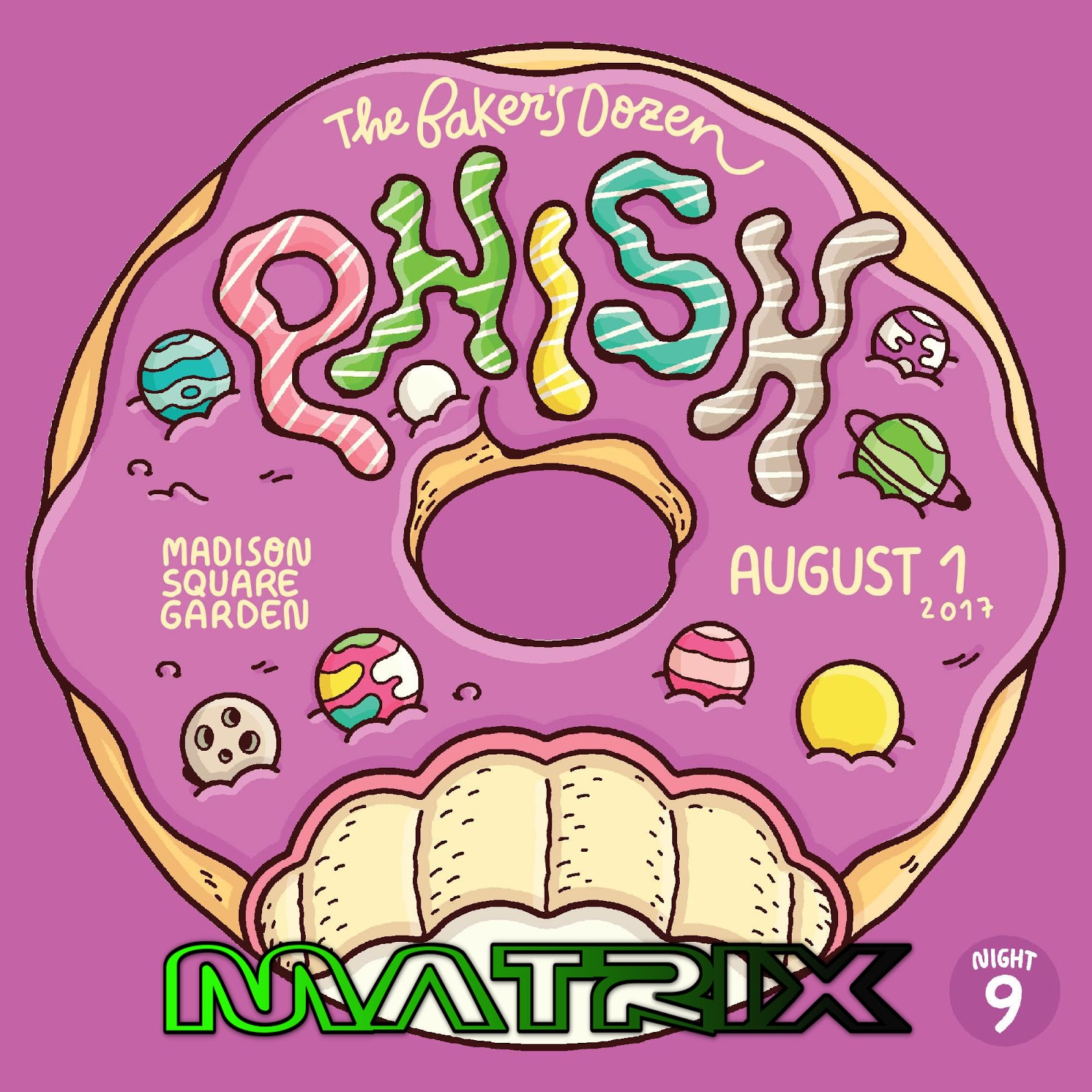 The Curtain With Phish 20170801 "Baker's Dozen Night 9" Madison