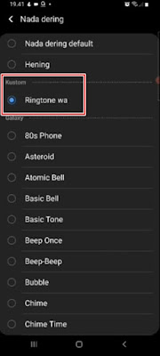 How to Change Wa Ringtones With Songs on Samsung 5