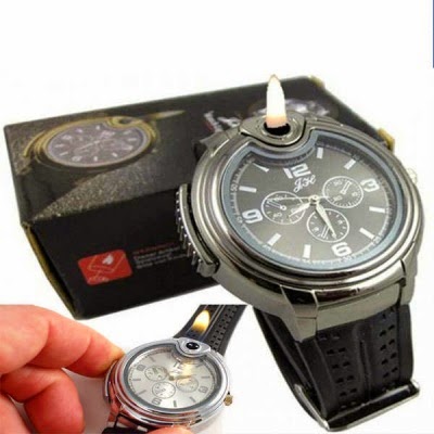 jam tangan korek api lighter watch