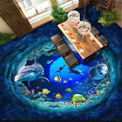 New 3d flooring designs and floor murals New 3d flooring designs and floor murals