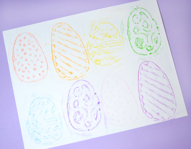 DIY Spring and Easter Crayon Rubbings What Can We Do With Paper And Glue