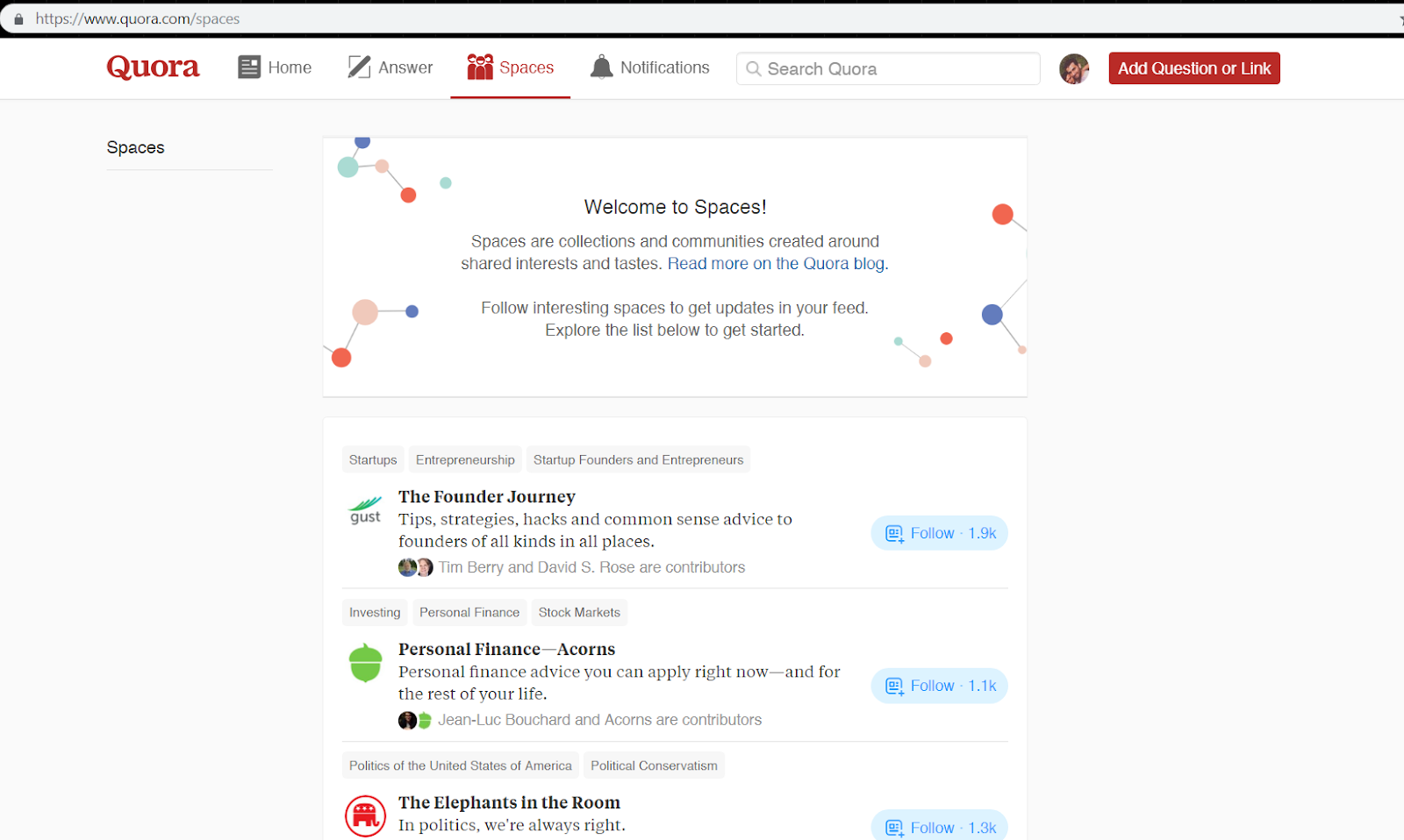 Spaces: The New Quora Feature Everyone is Talking About