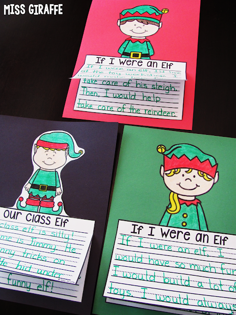 Elf writing activities and crafts that are so much fun for December