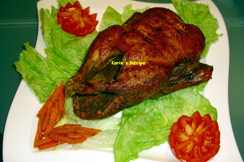 Karin's Recipe: Bebek Panggang Utuh (Roasted Whole Duck)