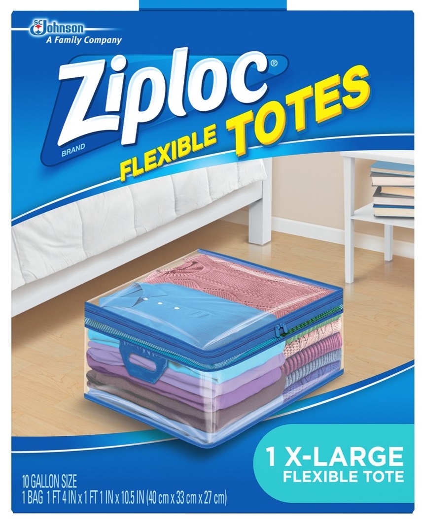 Ziploc Flexible Tote, 10 gal, Extra Large