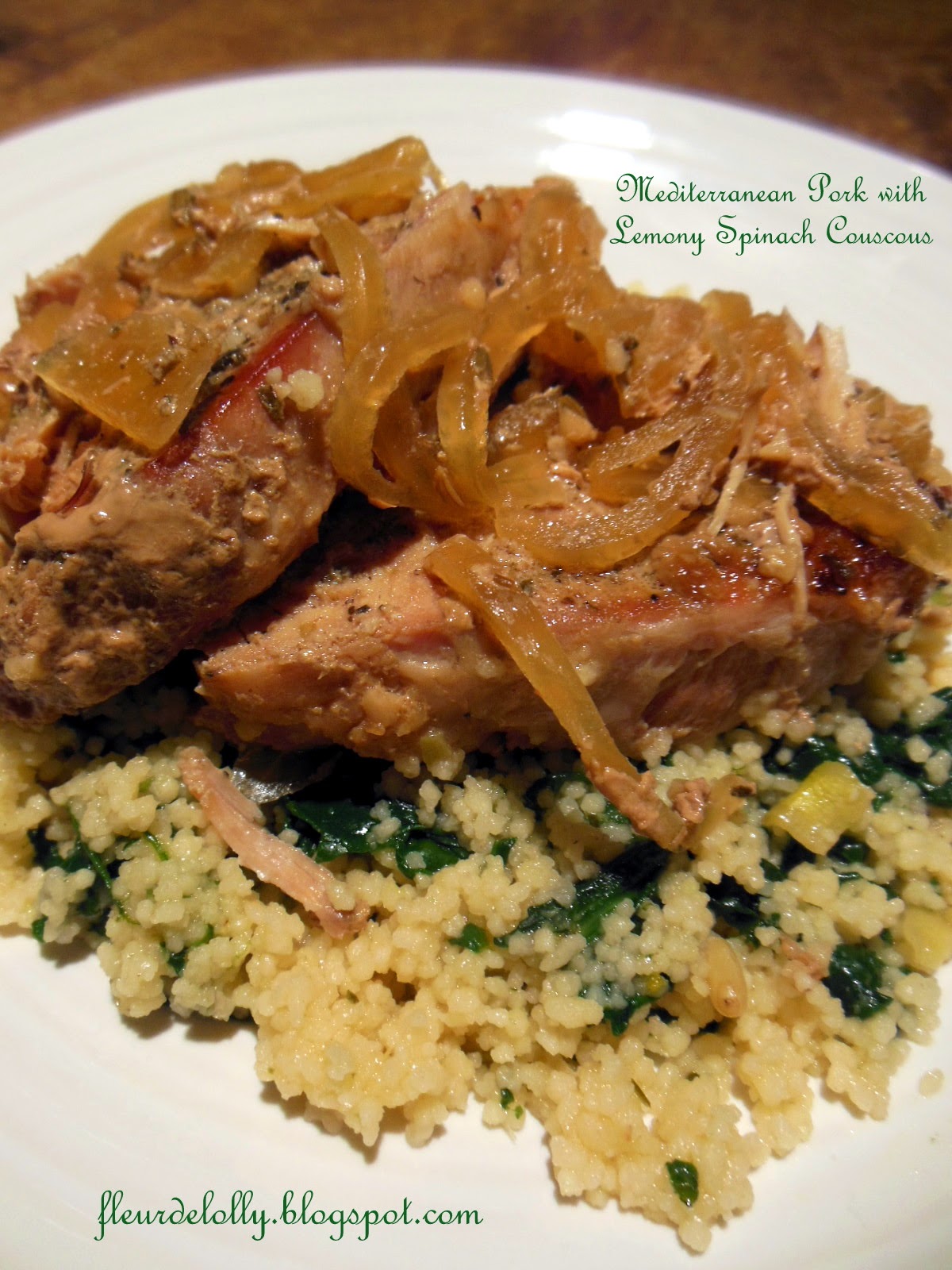 Fleur de Lolly Mediterranean Monday Mediterranean Pork with Lemony