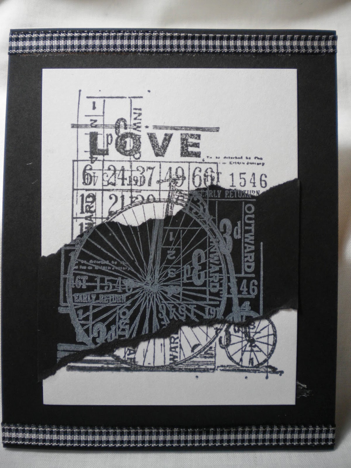 Nothin' Fancy Double Stamped Card