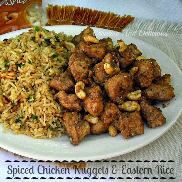 Creative and Delicious Spiced Chicken Nuggets and Eastern Rice