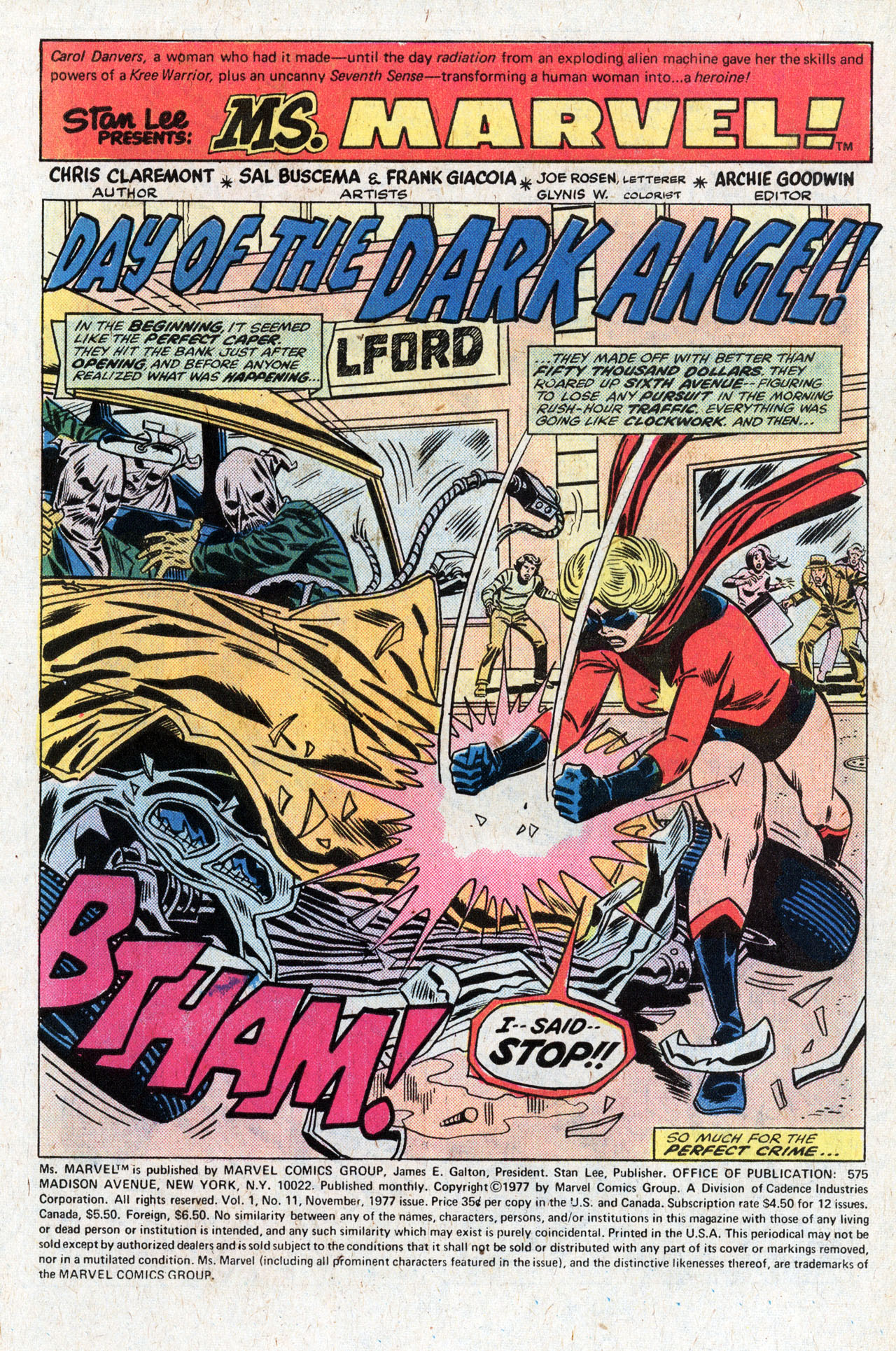 Ms. Marvel (1977) issue 11 - Page 3