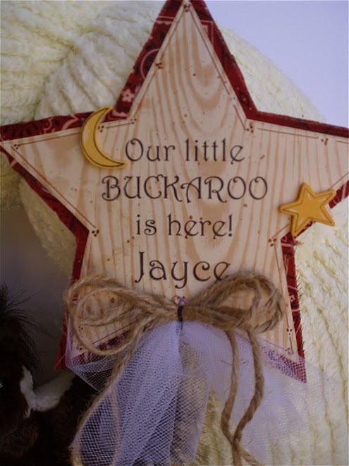 22. Custom Our little buckaroo wreath