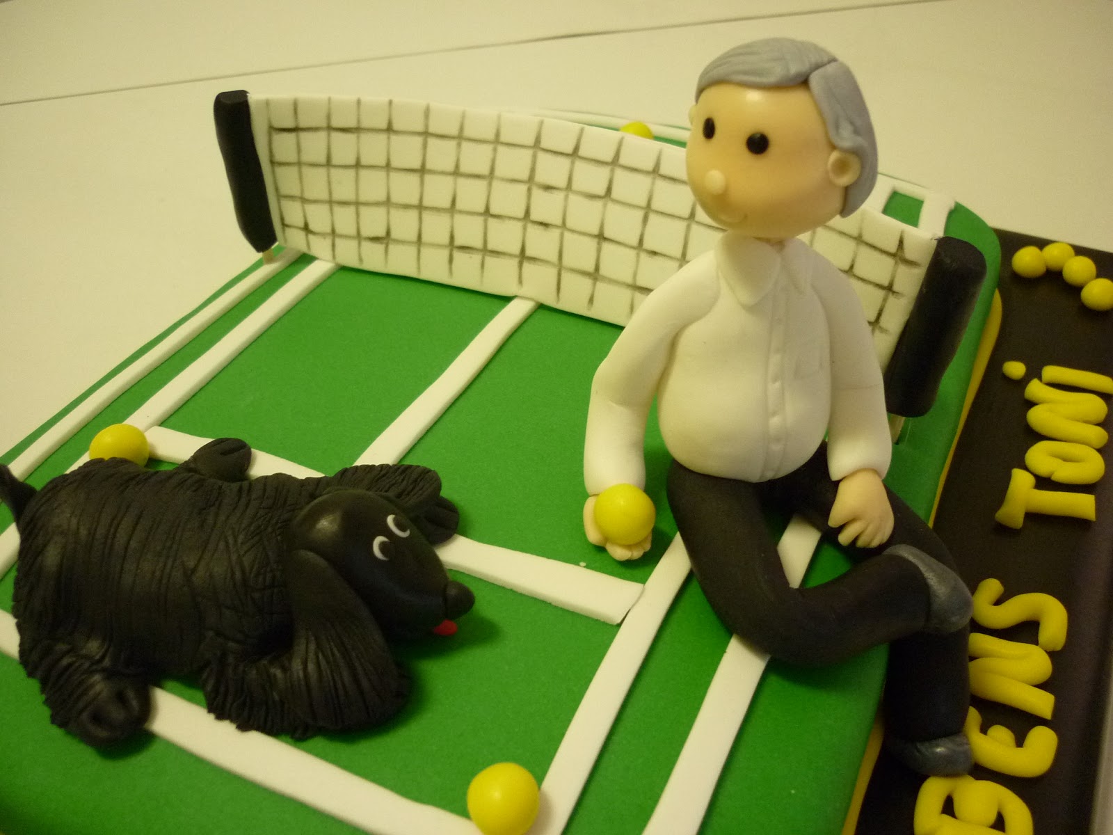 IdeiasDocinhas: Bolo Campo de Ténis