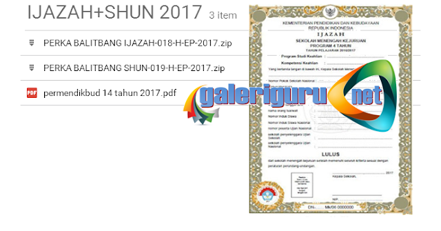 Download Blangko Ijazah Plus SHUN Terbaru 2017