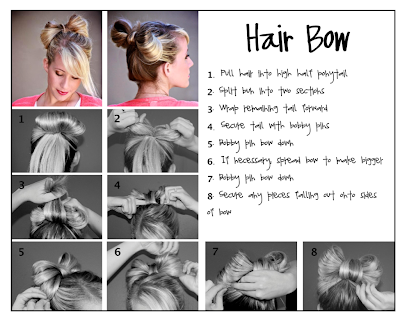 Step-by-step tutorial from Twist Me Pretty's Abby Smith on how to do a hair bow