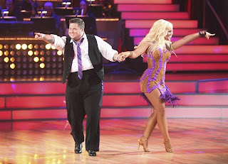 Chaz Bono and Lacey Schwimmer on their first 'Dancing With The Stars' live show