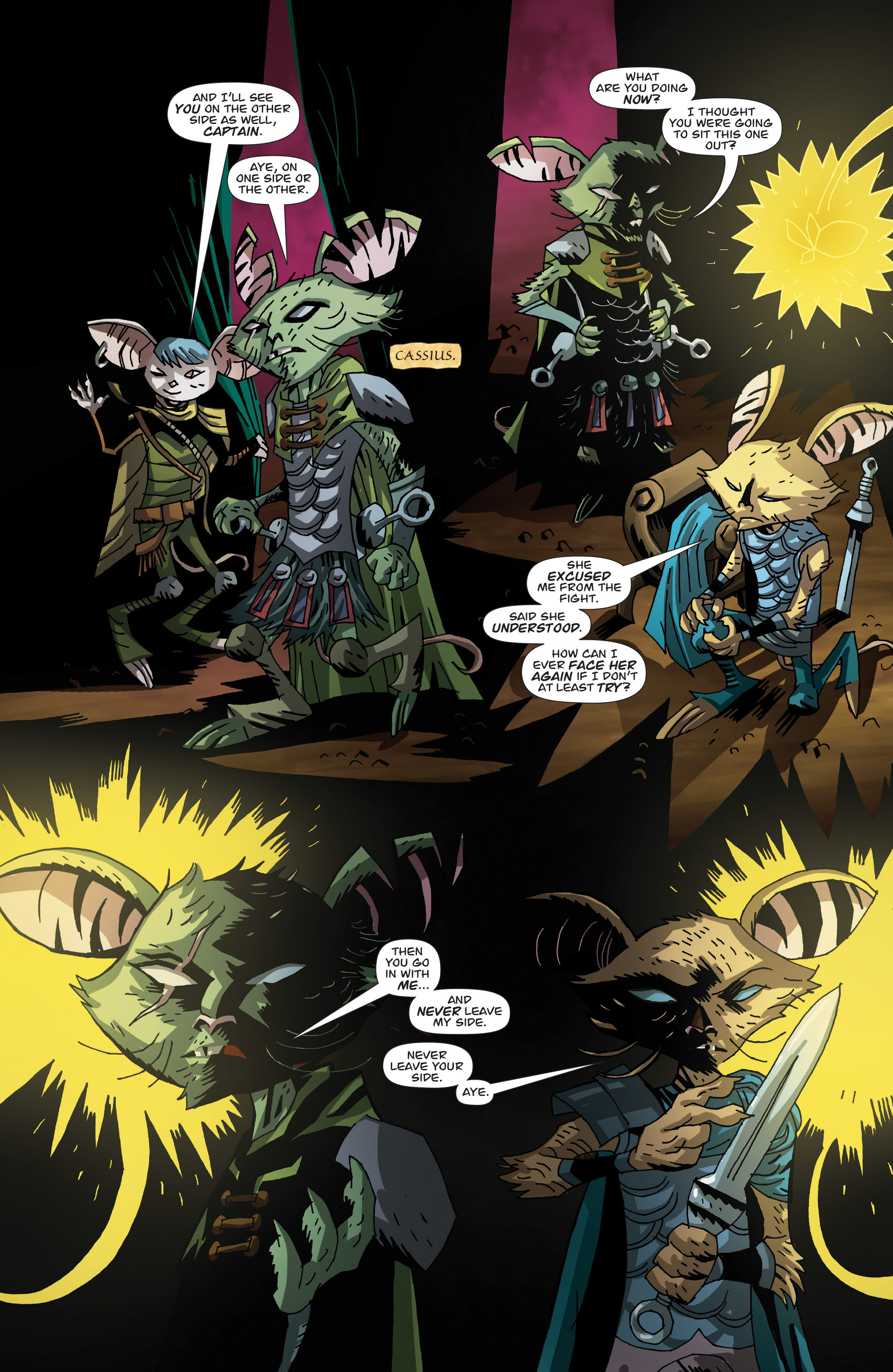 Read online The Mice Templar Volume 5: Night's End comic -  Issue #1 - 14