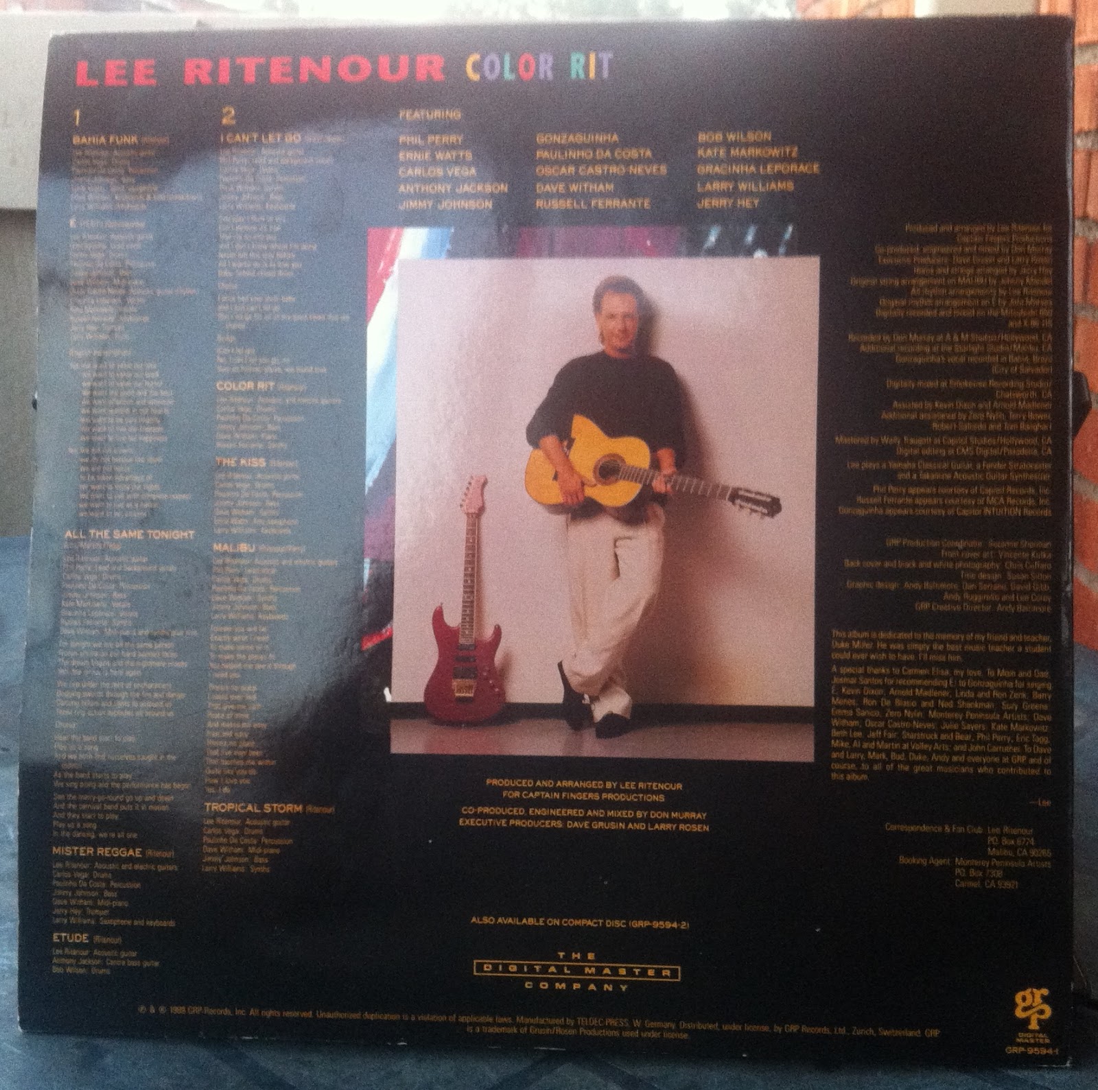 Stafrins skivguide: Lee Ritenour - Color rit