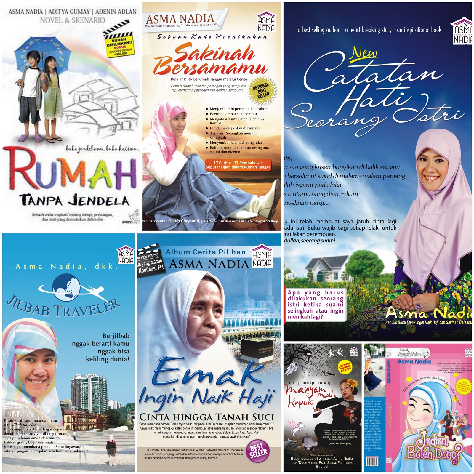 Novel Best Seller Asma Nadia Bidadari Untuk Dewa