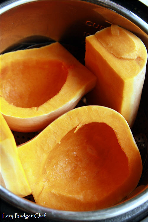 Lazy Budget Chef How to Cook a Butternut Squash in an Instant Pot in Six Minutes or Less!
