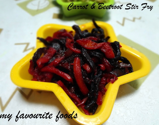 carrot-beetroot-fry