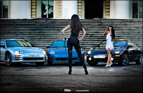Mitsubishi Eclipse 3G, D50, dziewczyny z samochodami, laski, panny, auta