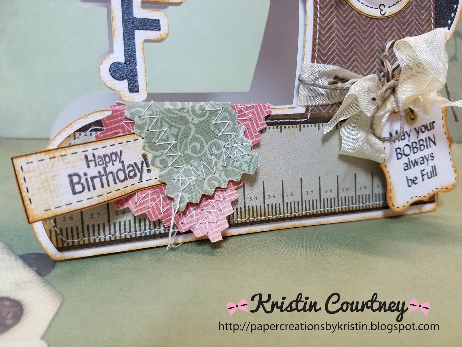 Paper Creations by Kristin Sewing Machine Card