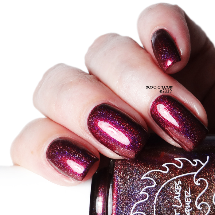 xoxoJen's swatch of Great Lakes Lacquer Like This Red