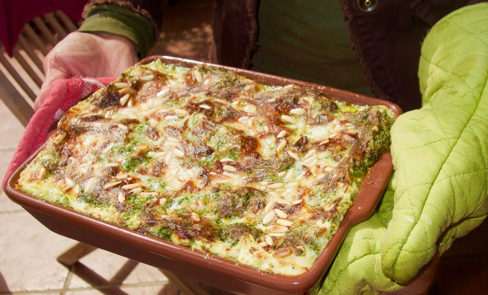 Stroud Is All Over the Place Ligurian Cuisine Lasagna al Pesto