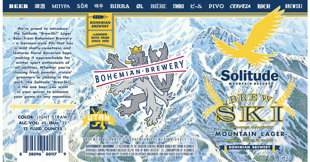 Bohemian Brewery Oktoberfest & Solitude Mountain Resort Brew Ski 12oz