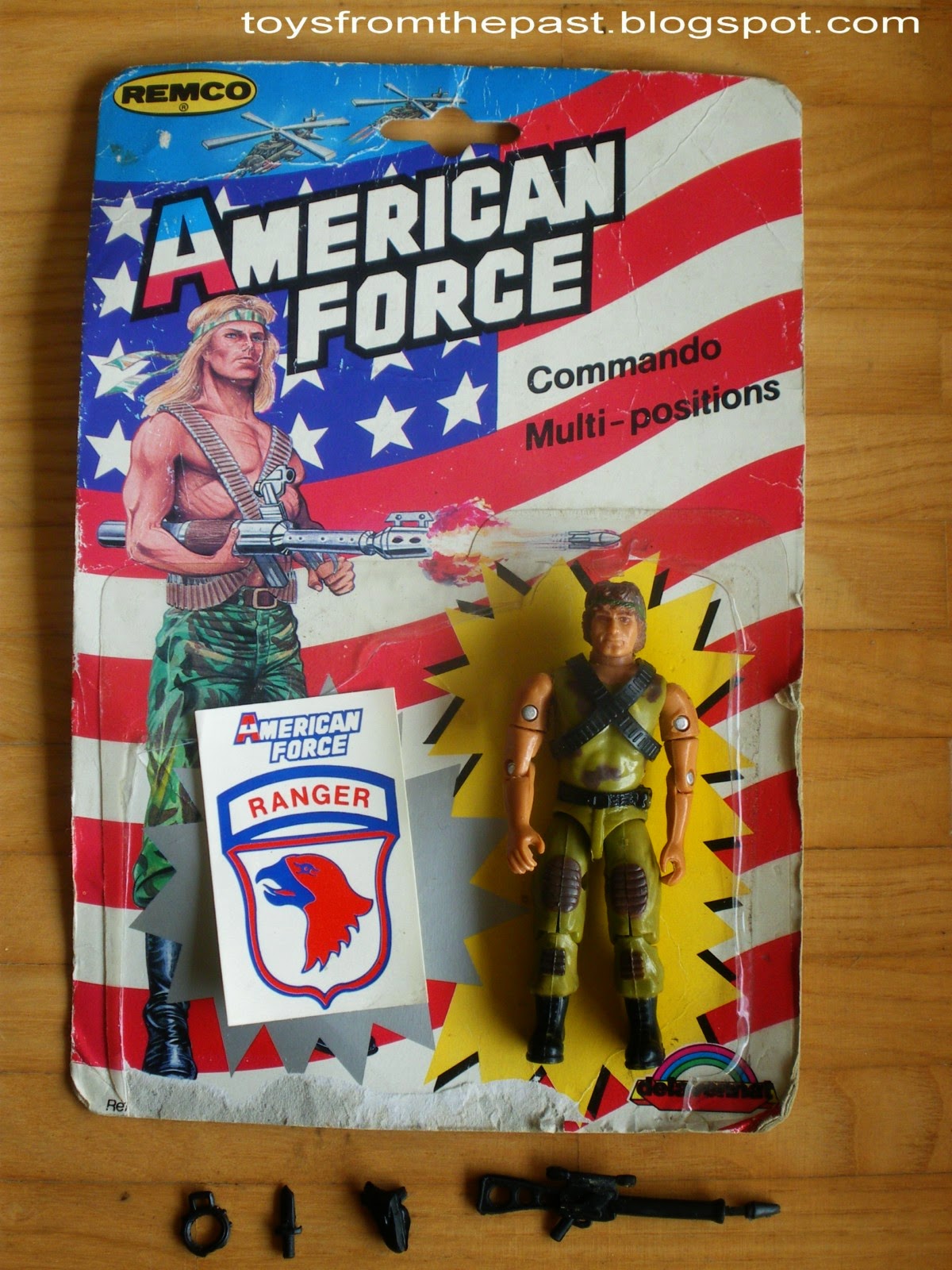 Remco US Forces Commando Hank American Defence 1986 Vintage 621CA Action Figures Military