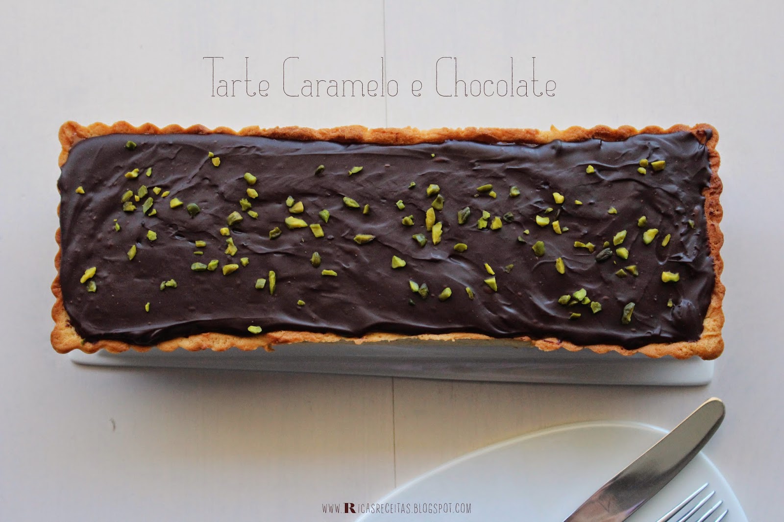 Tarte Caramelo e Chocolate Caramel and Chocolate pie