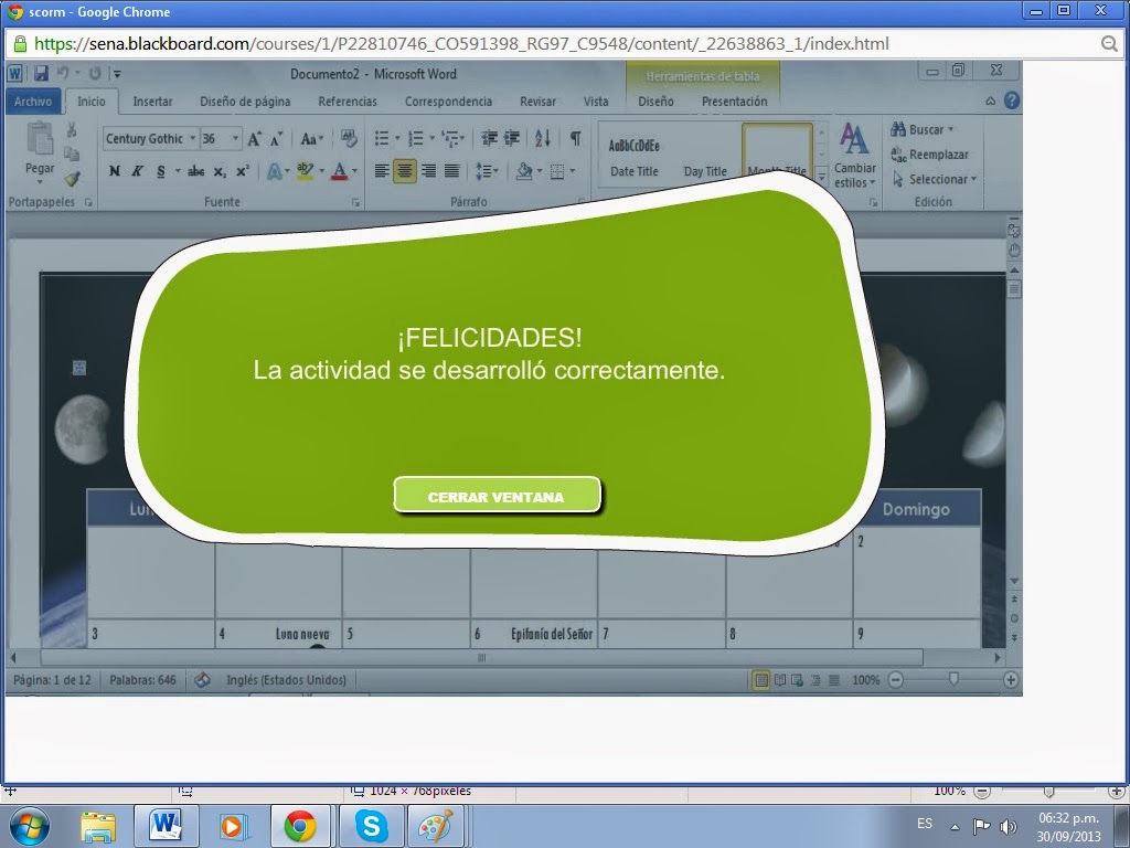 Manejo De Herramientas Microsoft Word 2010 Actividad Interactiva Semana 3