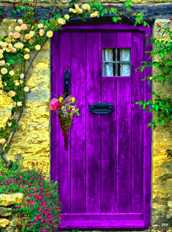 Purple In The Garden COZY LITTLE HOUSE