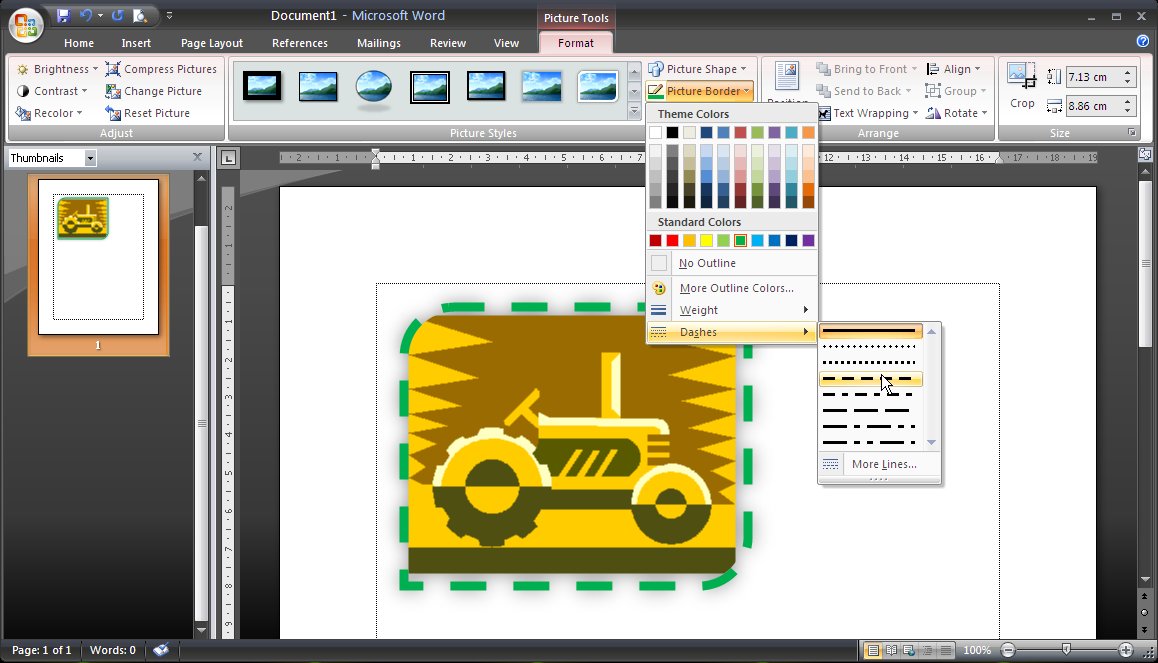 Cara Memberi Bingkai Pada Gambar Di Microsoft Office Word