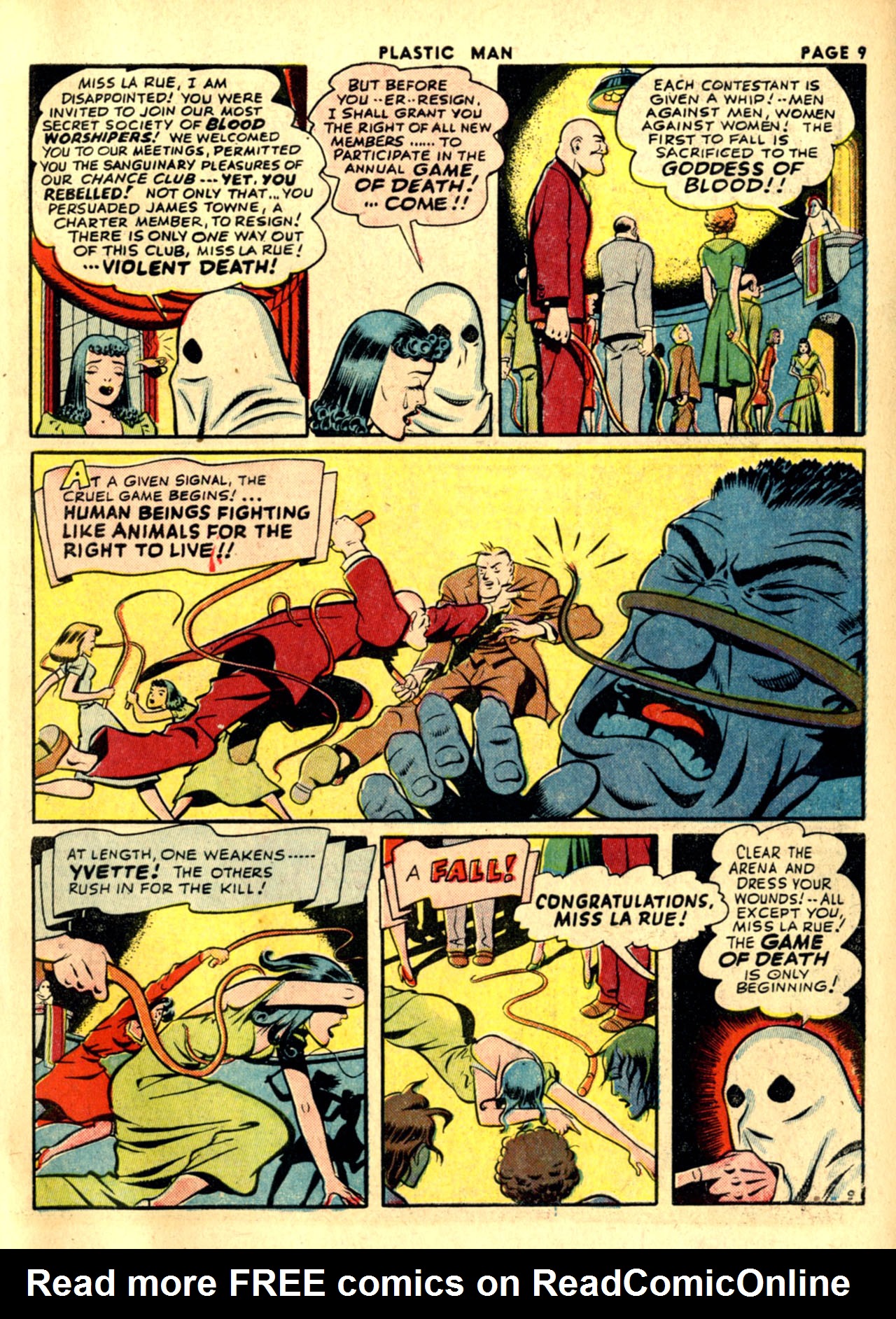 Read online Plastic Man (1943) comic -  Issue #1 - 11