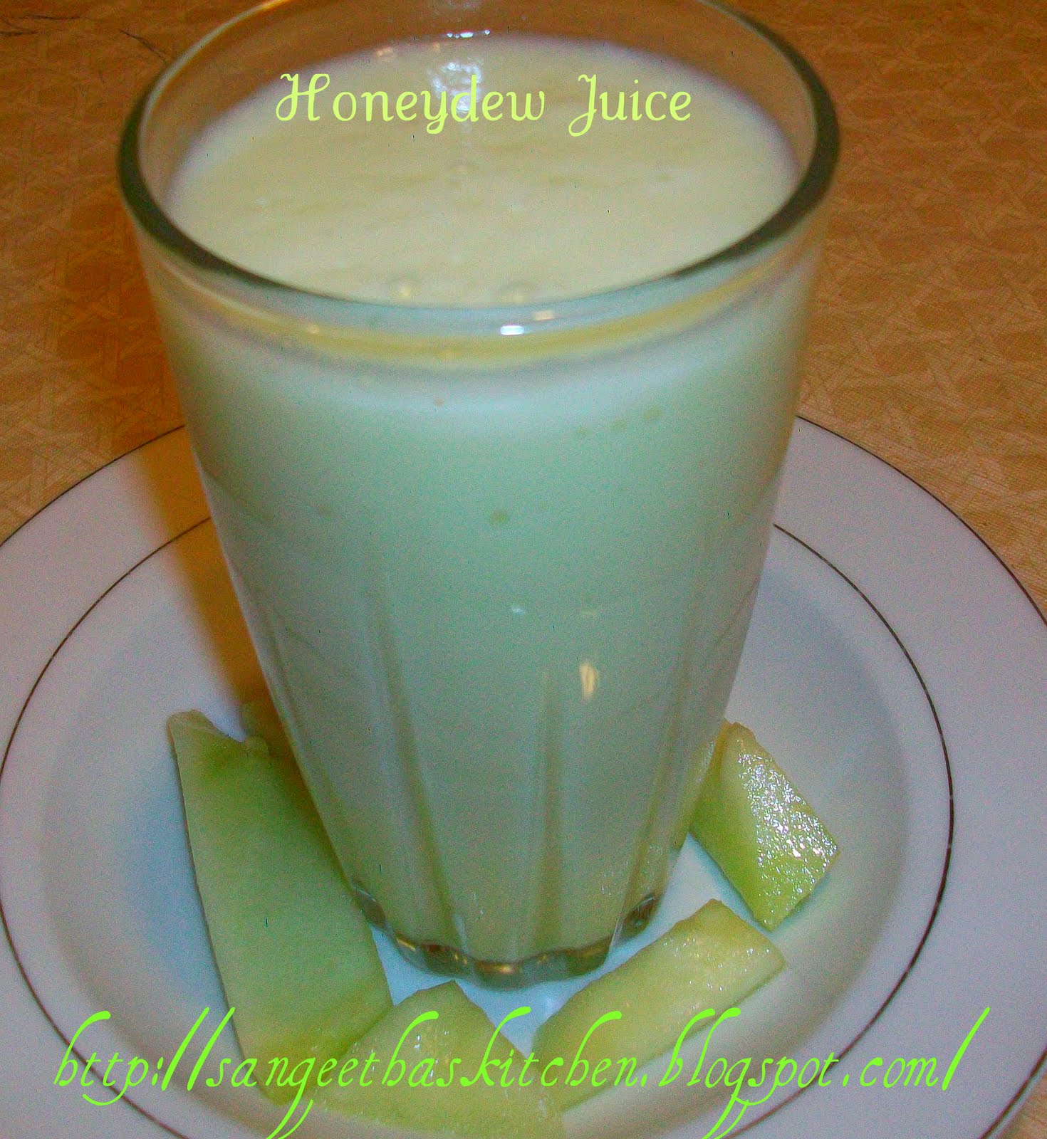 Spicy Treats Honeydew Juice