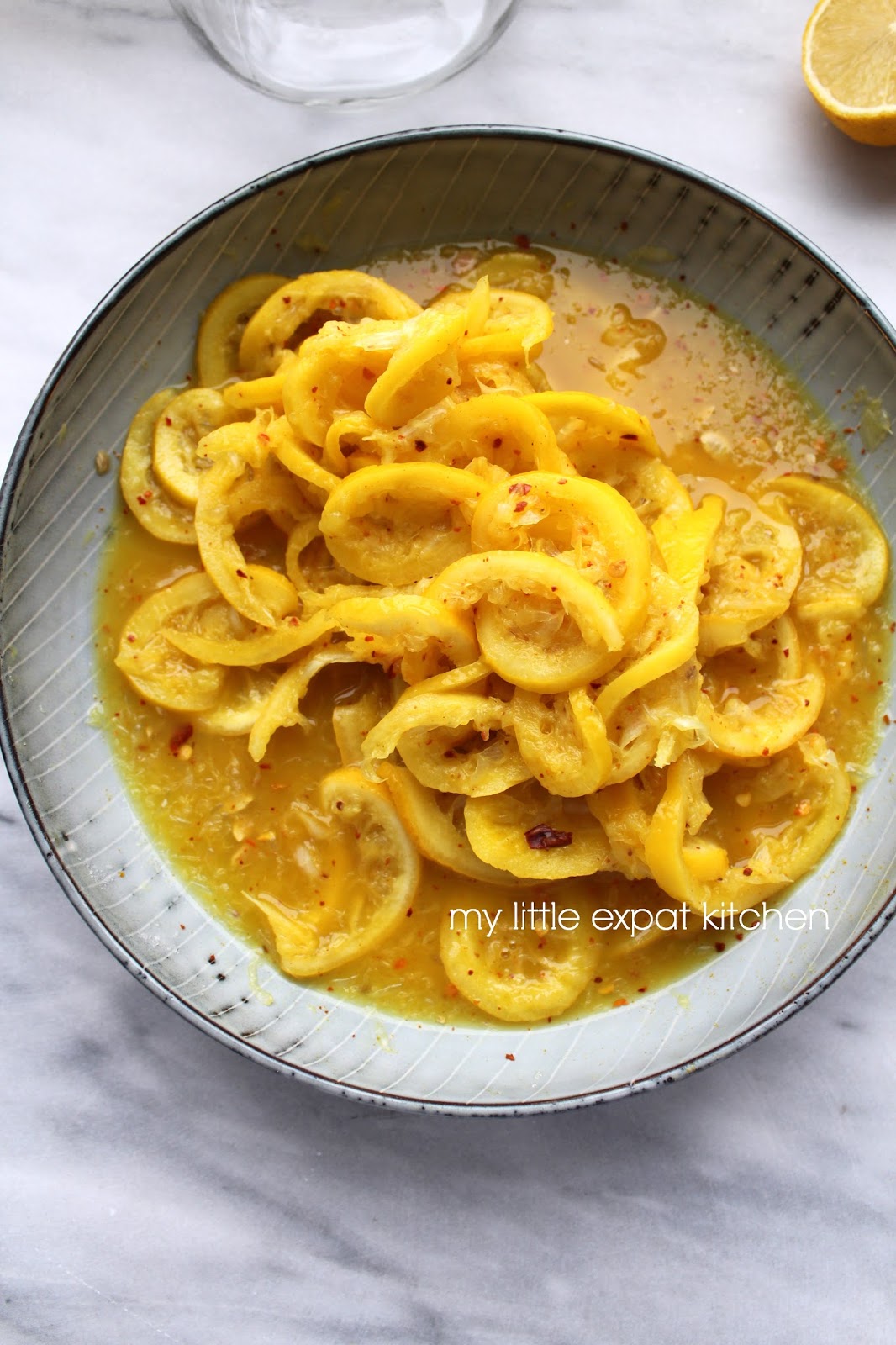 My Little Expat Kitchen Quick preserved lemons