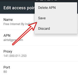 click on save option