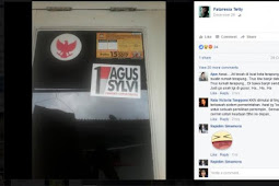 Beredar di Facebook, Protes Pendukung Ahok yang Rumahnya Ditempeli Stiker Agus-Sylvi