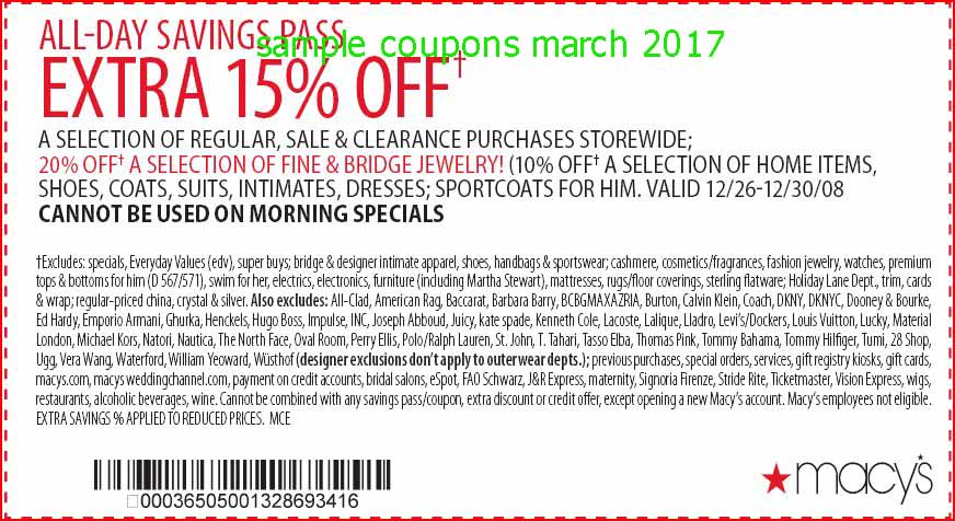 Macys coupon codes 2019
