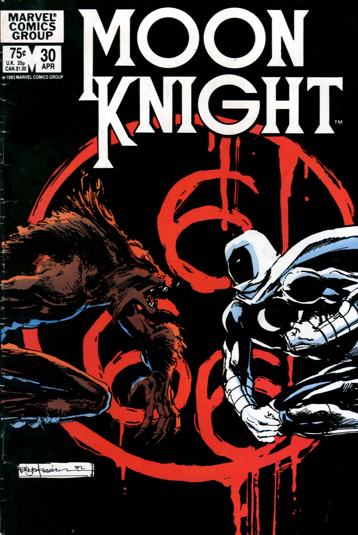 Read online Moon Knight (1980) comic -  Issue #30 - 1
